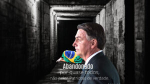 Em tom ameno, Bolsonaro fala a seus apoiadores e mostra que estava “sozinho” na batalha