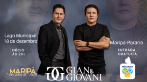 Maripá, Um show de Natal: Terá neste domingo show com Gian & Giovani