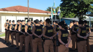 Alunos soldados da PM iniciam estágio operacional na área do 31º BPM de Assis Chateaubriand