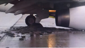 Video mostra avião derrapando na pista do Aeroporto Internacional de Florianópolis