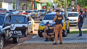 Policial civil fica ferido em troca de tiros durante ação de combate ao tráfico de drogas em Toledo