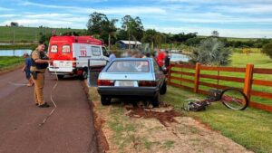 Ciclista é atropelada e morre em Nova Santa Rosa no Paraná