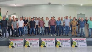 Tupãssi recebe as primeiras placas da Patrulha Rural Comunitária do 31º Batalhão de Polícia Militar (Fotos)