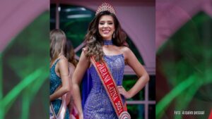 Thais Vitória Zanatta de Entre Rios do Oeste é eleita Miss Paraná Latina 2024