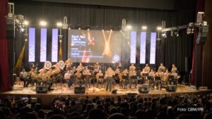 Show da banda do Corpo de Bombeiros abre comemorações de aniversário