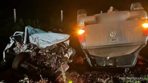 Colisão entre Amarok e Fiat Strada deixa três pessoas mortas no MT; uma rondonense em estado grave